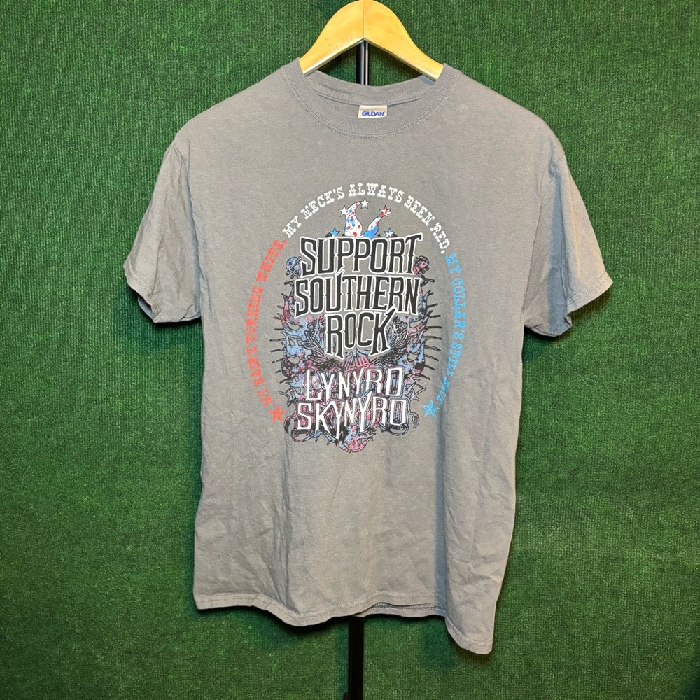 Gildan Gray Southern Rock Lynyrd Skynrd Tee